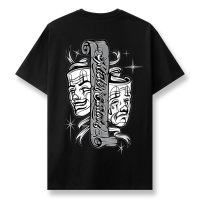 MISTER CARTOON Smile now Cry later Tee BLACK