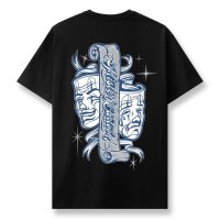 MISTER CARTOON Smile now Cry later Tee BLUE