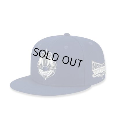 画像1: MISTER CARTOON Script Crown Snapback Cap NAVY