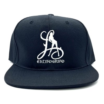 画像1: CALIFOGRIFO LA snapback cap ブラック