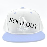 CALIFOGRIFO LA snapback cap ブルー
