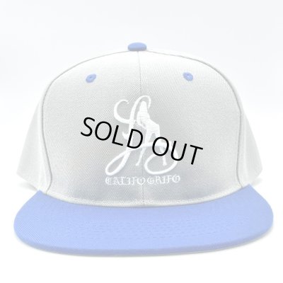 画像1: CALIFOGRIFO LA snapback cap ブルー