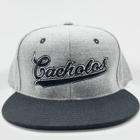 Cacholos Signature Snapback Cap ブラック/ライトグレー