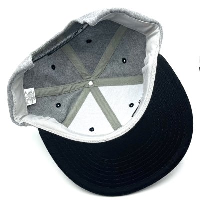 画像3: Cacholos Signature Snapback Cap ブラック/ライトグレー