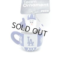 Dodgers クリスマスオーナメント　マシュマロココア