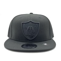 NEW ERA 9fifty Raiders BLACK OUT