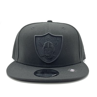 画像1: NEW ERA 9fifty Raiders BLACK OUT