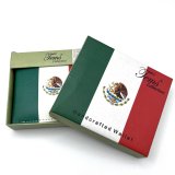 Handcrafted Wallet MEXICO FLAG 