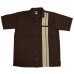 画像2: Greenspans Bowling SHIRT Brown (2)