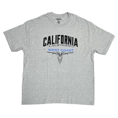 画像2: CALIFOGRIFO CA WEST COAST TEE Gray