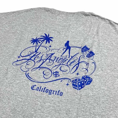 画像1: CALIFOGRIFO The Los Angeles TEE Gray