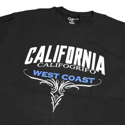 画像1: CALIFOGRIFO CA WEST COAST TEE Black