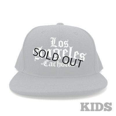画像1: Los Angeles Cacholos キッズ Snapback Cap ブラック　
