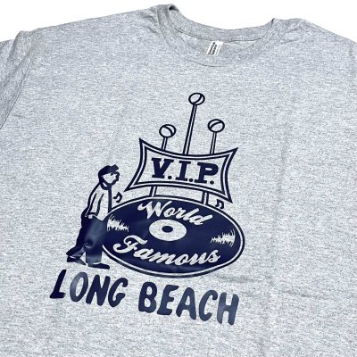 画像1: V.I.P Records TEE グレー