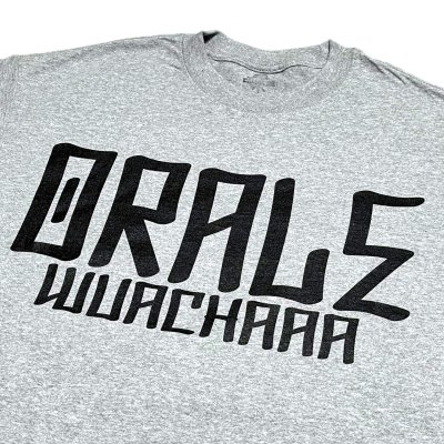 画像1: CACHOLOS ORALE TEE ライトグレー