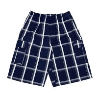 SHAKA WEAR PLAID SHORT PANTS ネイビー