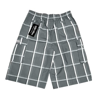 画像2: SHAKA WEAR PLAID SHORT PANTS グレー