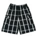画像1: SHAKA WEAR PLAID SHORT PANTS ブラック (1)