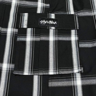 画像4: SHAKA WEAR PLAID SHORT PANTS ブラック