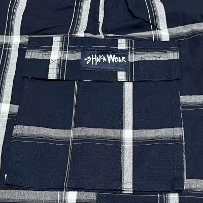 画像4: SHAKA WEAR PLAID SHORT PANTS ネイビー