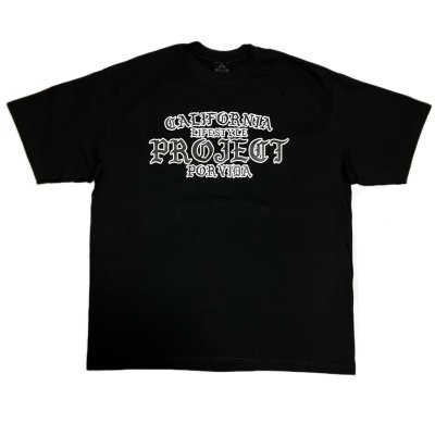 画像2: PROJECT POR VIDA TEE ブラック