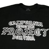 PROJECT POR VIDA TEE ブラック