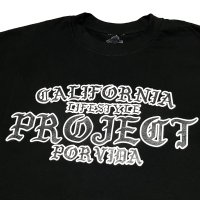 PROJECT POR VIDA TEE ブラック