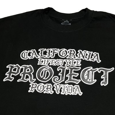 画像1: PROJECT POR VIDA TEE ブラック