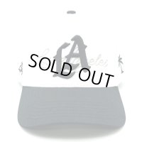 P294 LA Snapback Cap ブラック/ホワイト