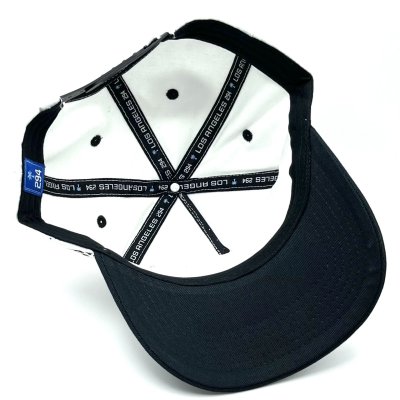 画像4: P294 LOS ANGELES Snapback Cap ブラック/ホワイト