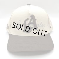 P294 LA Snapback Cap ブラウン/ベージュ