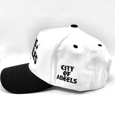 画像3: P294 LOS ANGELES Snapback Cap ブラック/ホワイト