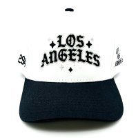 P294 LOS ANGELES Snapback Cap ブラック/ホワイト