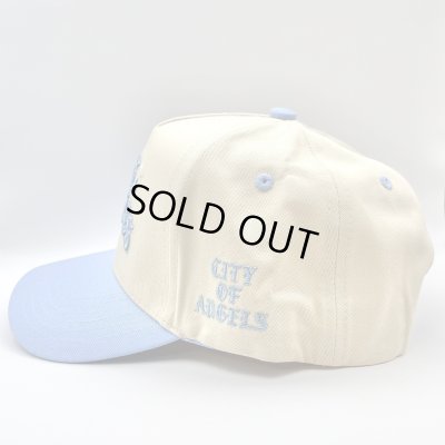 画像2: P294 LOS ANGELES Snapback Cap ベイビーブルー/ベージュ