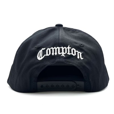 画像2: GHETTO CAP COMPTON ブラック/ホワイト