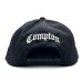 画像2: GHETTO CAP COMPTON ブラック/ホワイト (2)