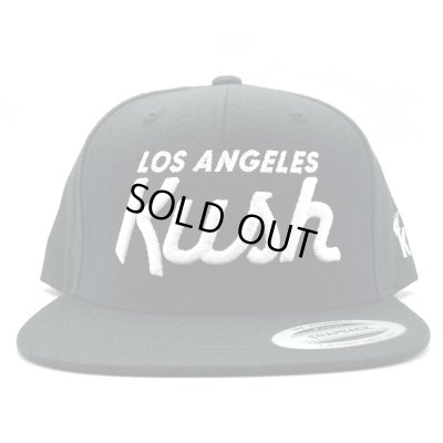 画像1: LOS ANGELES KUSH Snapback Cap ブラック