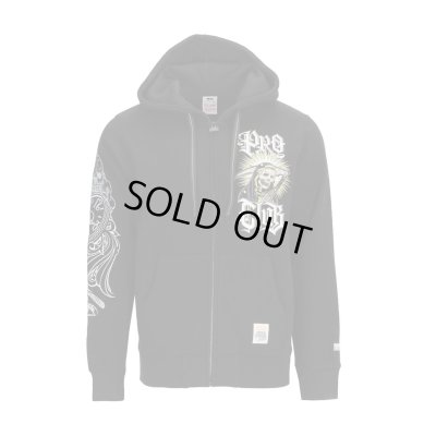 画像1: PROCLUB X Mister Cartoon  ZIP HOODY ブラック