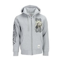 PROCLUB X Mister Cartoon  ZIP HOODY グレー