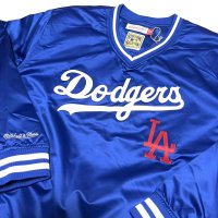 Dodgers プルオーバージャケット Mitchell & Ness