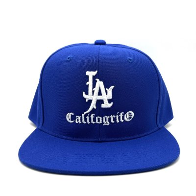 画像1: CALIFOGRIFO LA snapback cap ブルー