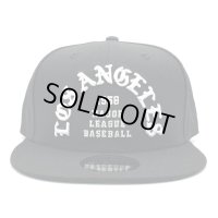 LA Dodgers Team Deluxe snapback cap ブラック
