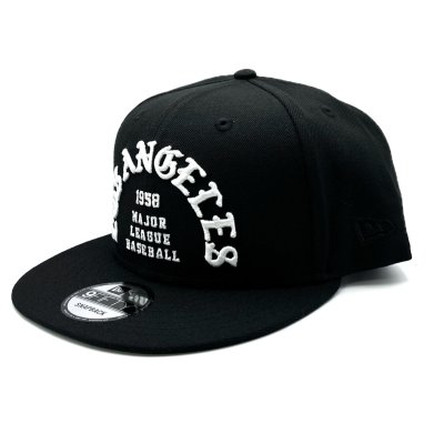 画像2: LA Dodgers Team Deluxe snapback cap ブラック