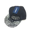 画像3: PROJECT ORIGINAL BANDANA SNAPBACK CAP BK/BK/WH (3)