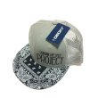 画像2: PROJECT ORIGINAL BANDANA MESH SNAPBACK CAP GRY/BK/BK (2)