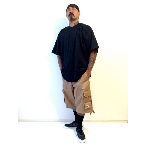 画像7: PROCLUB TWILL CARGO SHORT カーキ (7)