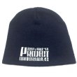 画像1: PROJECT ORIGINAL KNITCAP ネイビー/ホワイト (1)