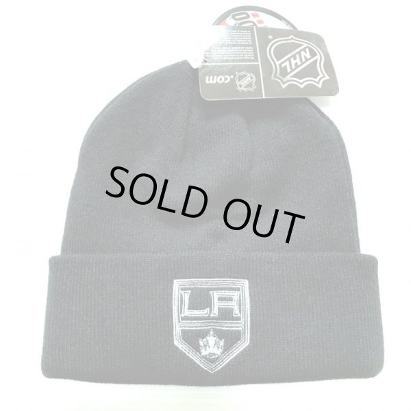 画像1: NHL Los angeles KINGS KNIT CAP (1)