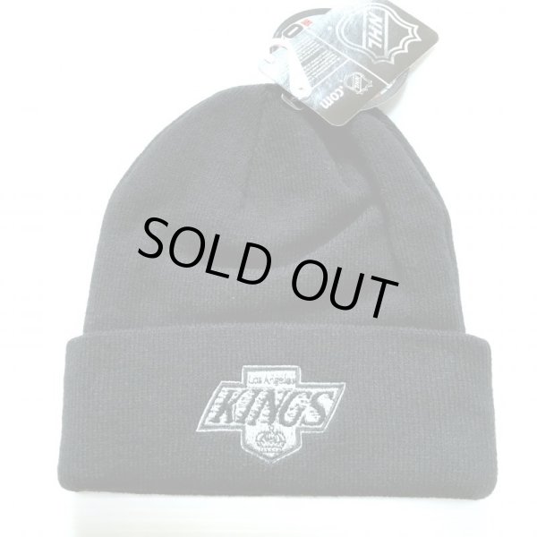 画像1: NHL Los angeles KINGS KNIT CAP (1)