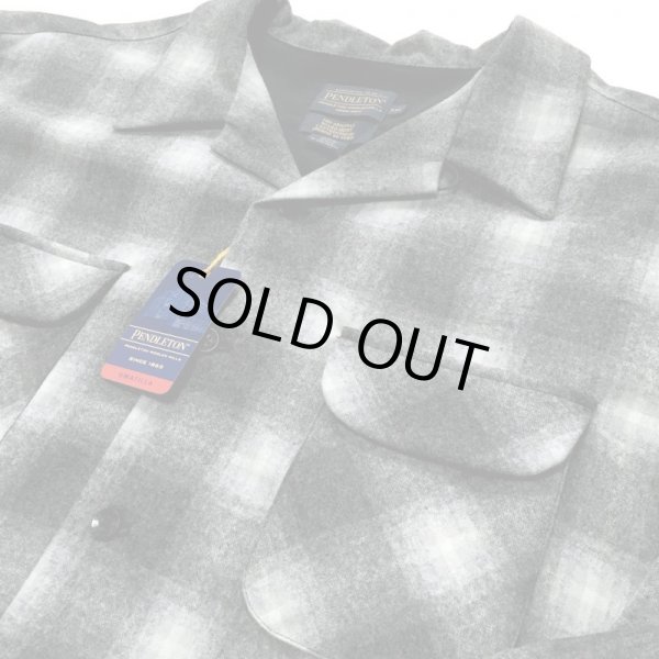 画像1: PENDLETON BOARD SHIRT GREY/WH (1)